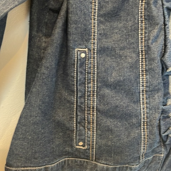 NorthStyle Women’s Denim Ruffle Jean Jacket Size 1X - Picture 5 of 13